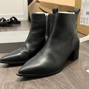 Everlane Italian Leather Ankle Boots
